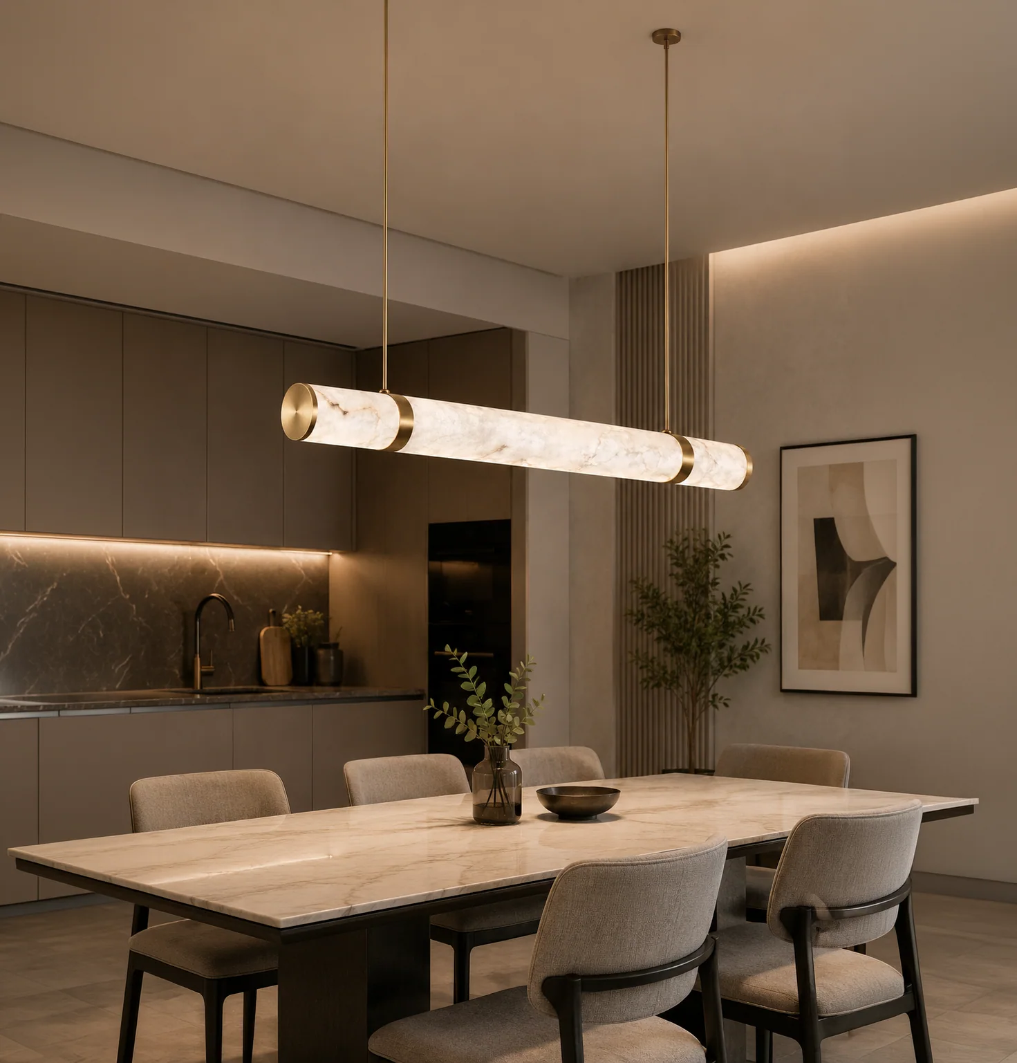 Linear table lighting