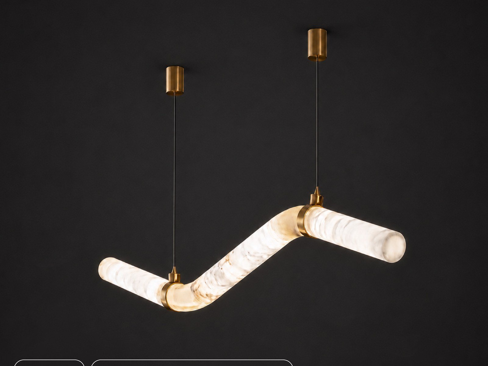 Resin Linear Pendant
