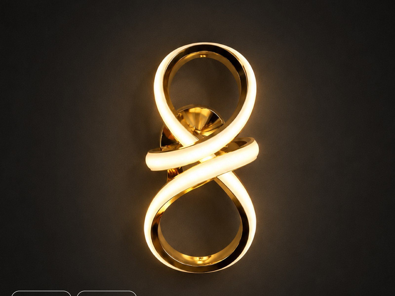 Infinity Wall Light Gold