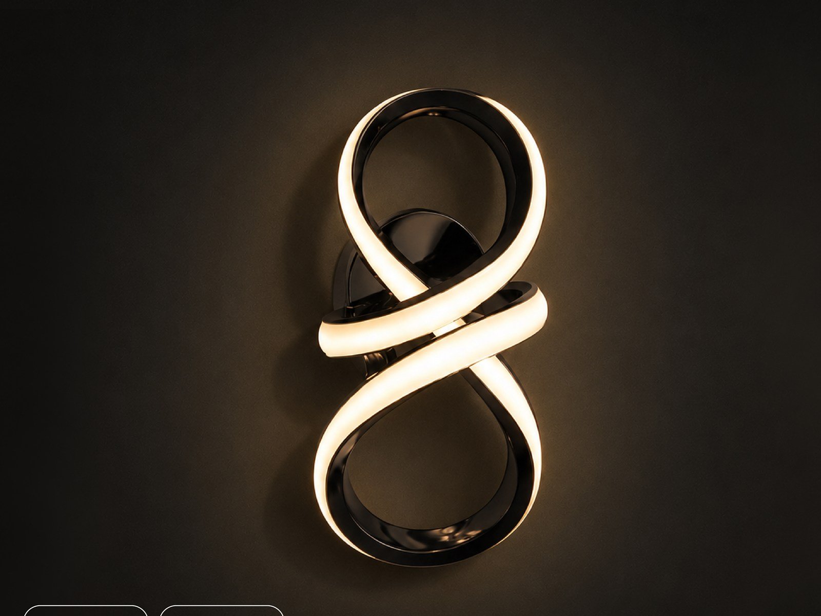 Infinity Wall Light Black