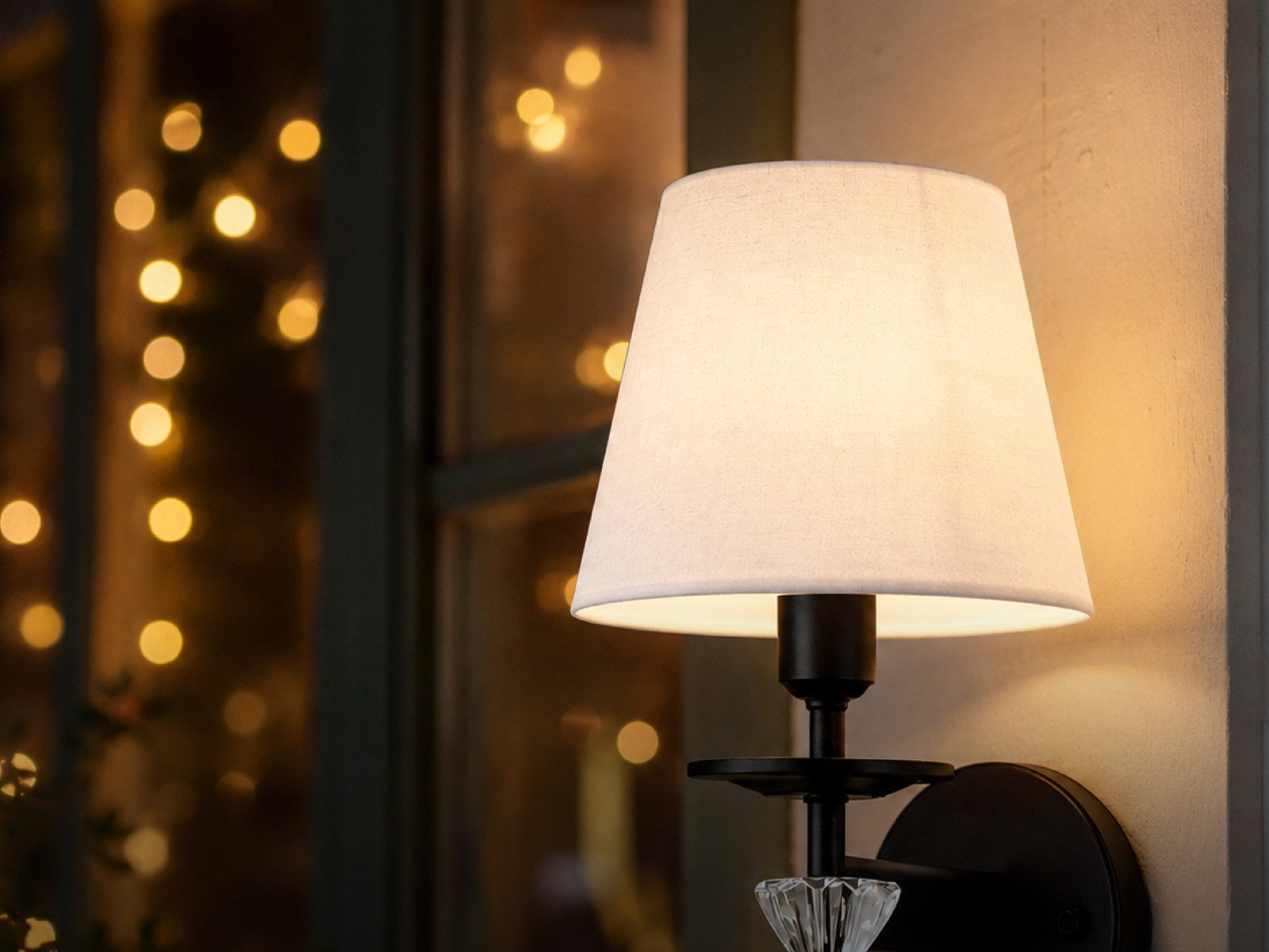 Classic Fabric Wall Lamp - Styled