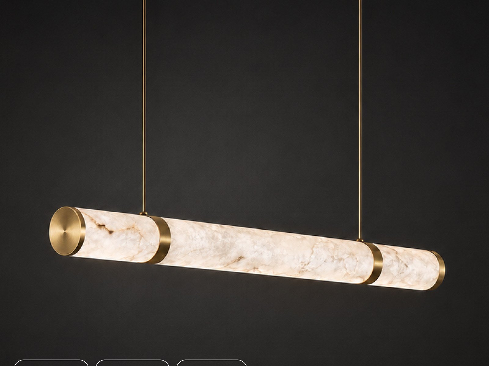 Alabaster Linear Pendant